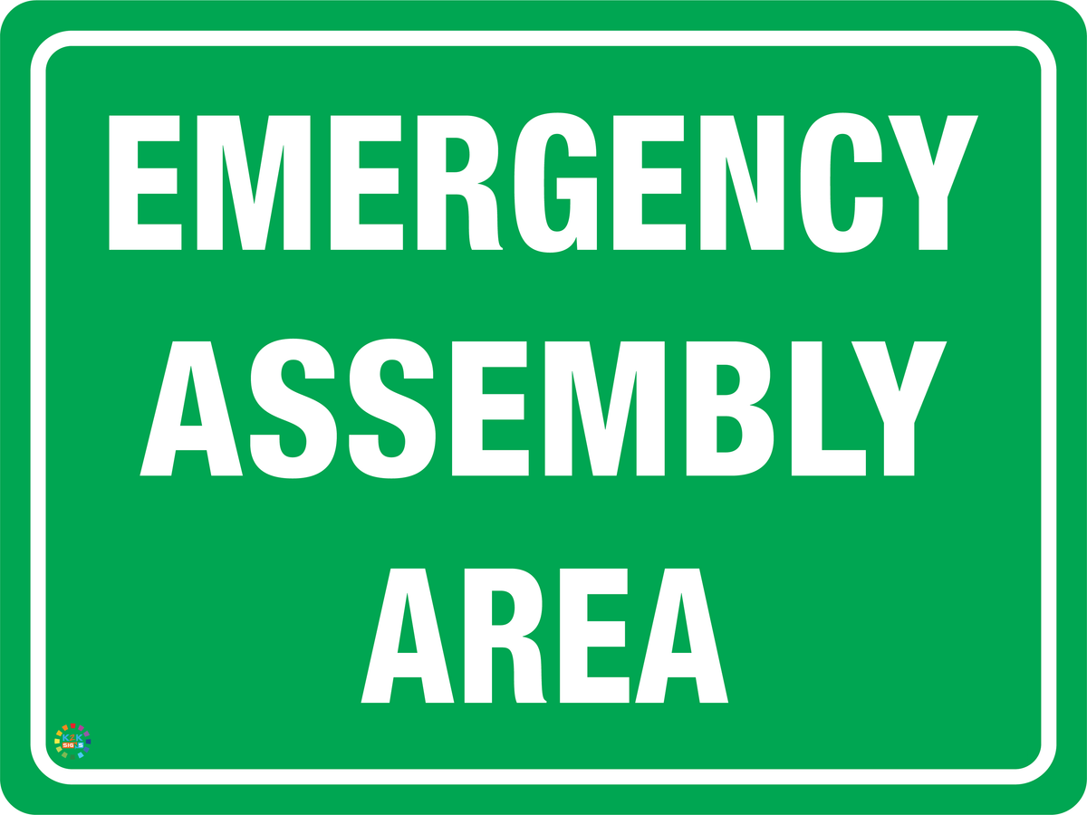 Emergency Assembly Area Sign | K2K Signs Australia
