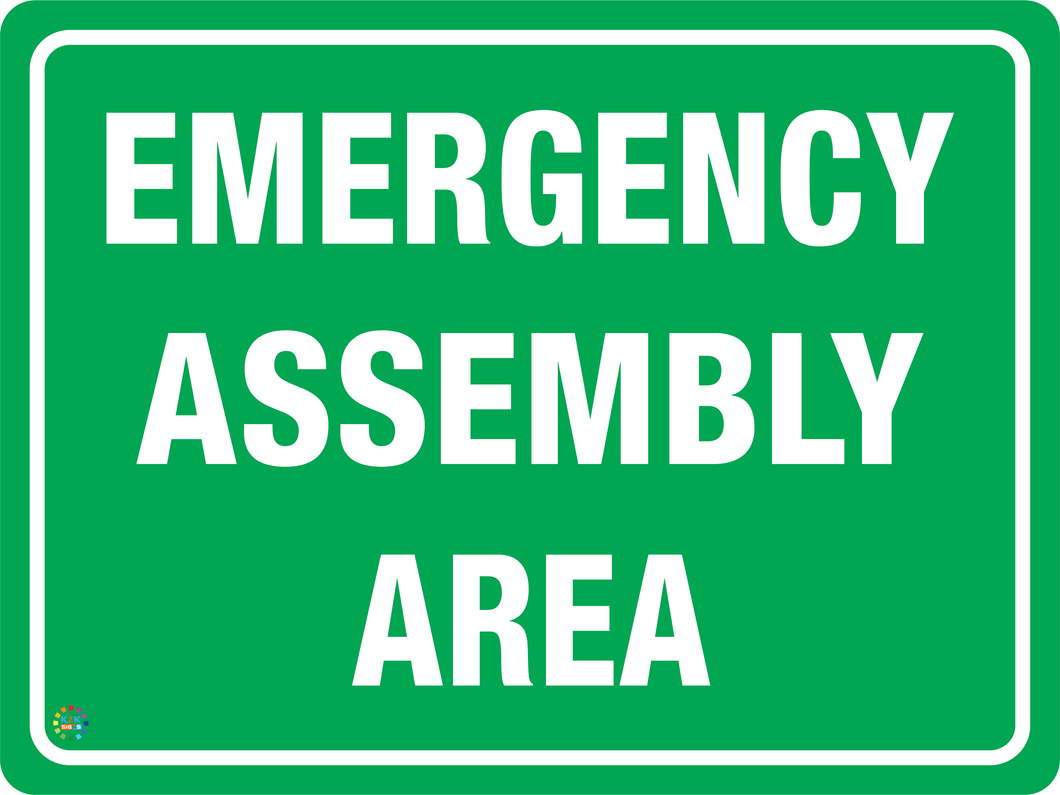 Emergency Assembly Area Sign