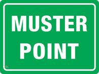 Muster Point Sign