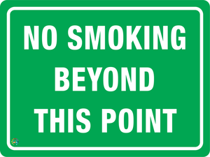 No Smoking Beyond This Point