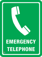Emergency Telephone Sign