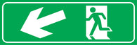 Exit Symbol Sign (Down Left Arrow)