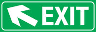 Up Left Arrow Exit Sign 
