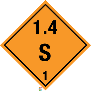 Explosive 1.4 S 1 Sign