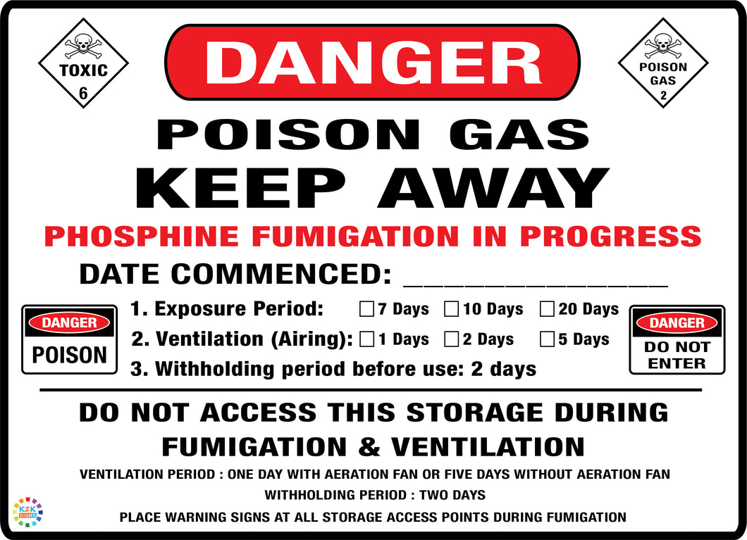 Danger Poison Gas keep Away