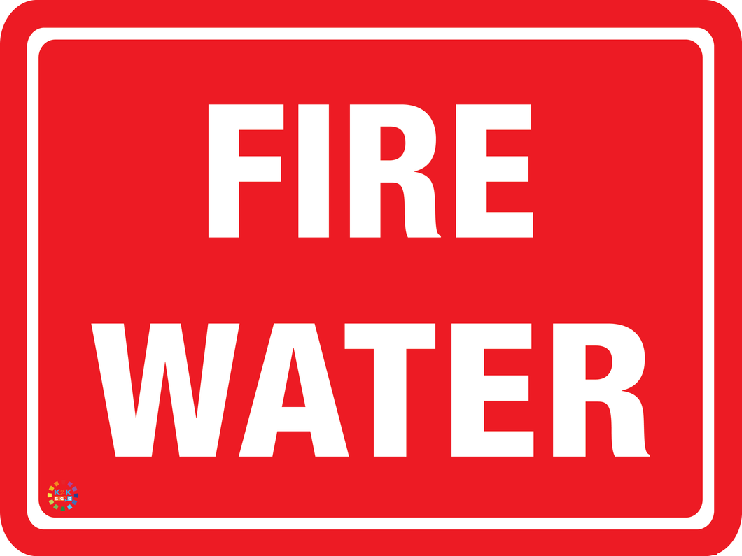 Fire Water Sign