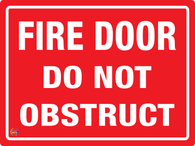 Fire Door Do Not Obstruct