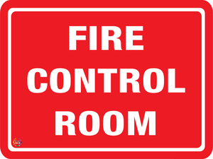 Fire Control Room Sign