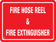 Fire Hose Reel & Fire Extinguisher Sign