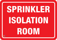 Sprinkler Isolation Room Sign