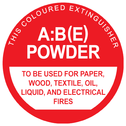 ABE Powder - Fire Extinguisher ID Marker 1 Sign