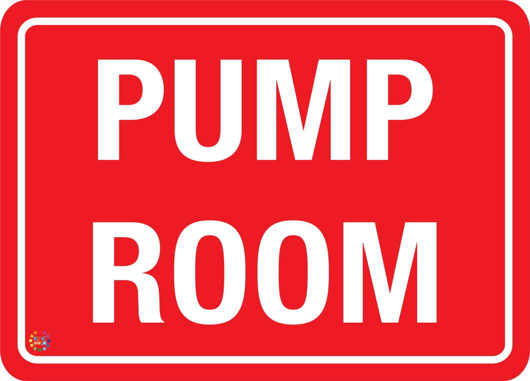 Pump Room Sign