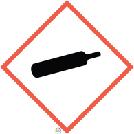Compressed Gas - GHS Sign