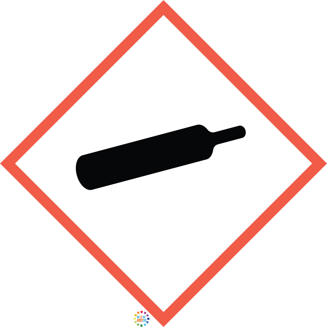 Compressed Gas - GHS Sign