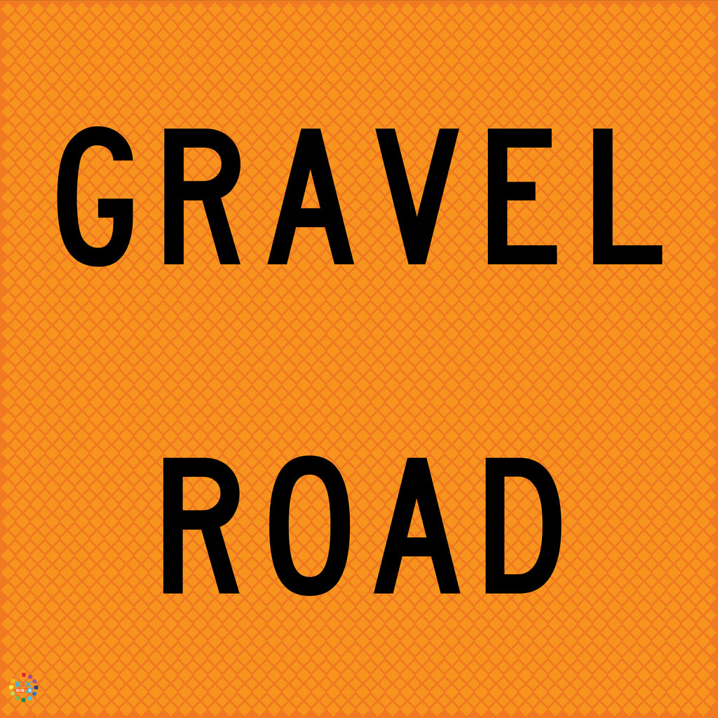 Multi Message Signs Gravel Road - Multi Message Temporary Road Traffic Signage | K2K Signs ...
