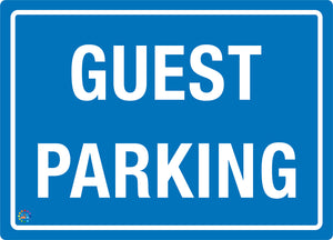 Guest Parking Sign