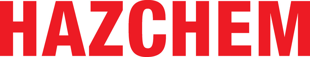 Hazchem Sign