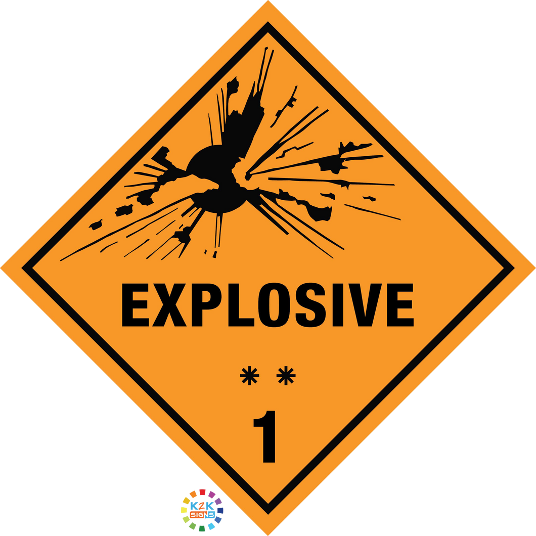Class 1 Explosive 1 Hazchem