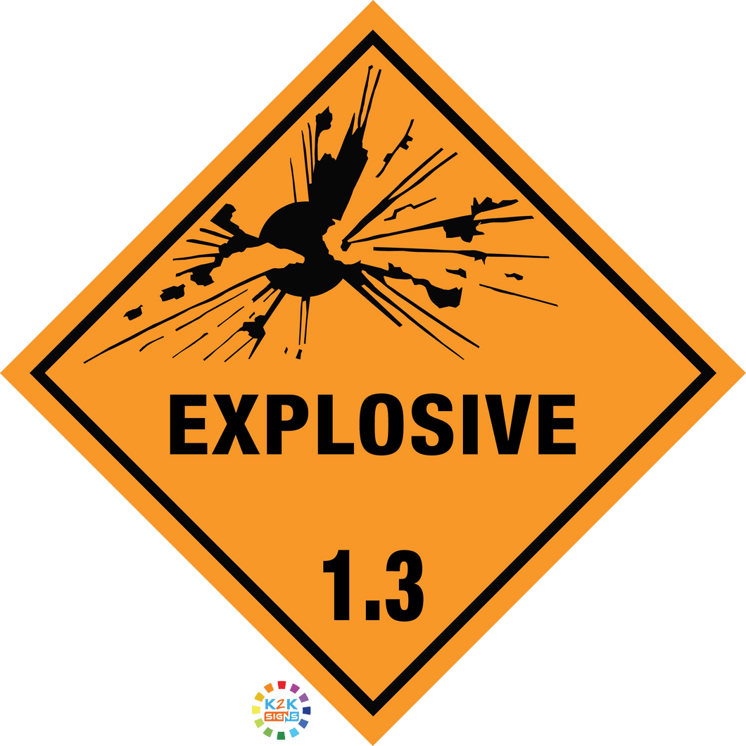 Class 1<br/> Explosive 1.3