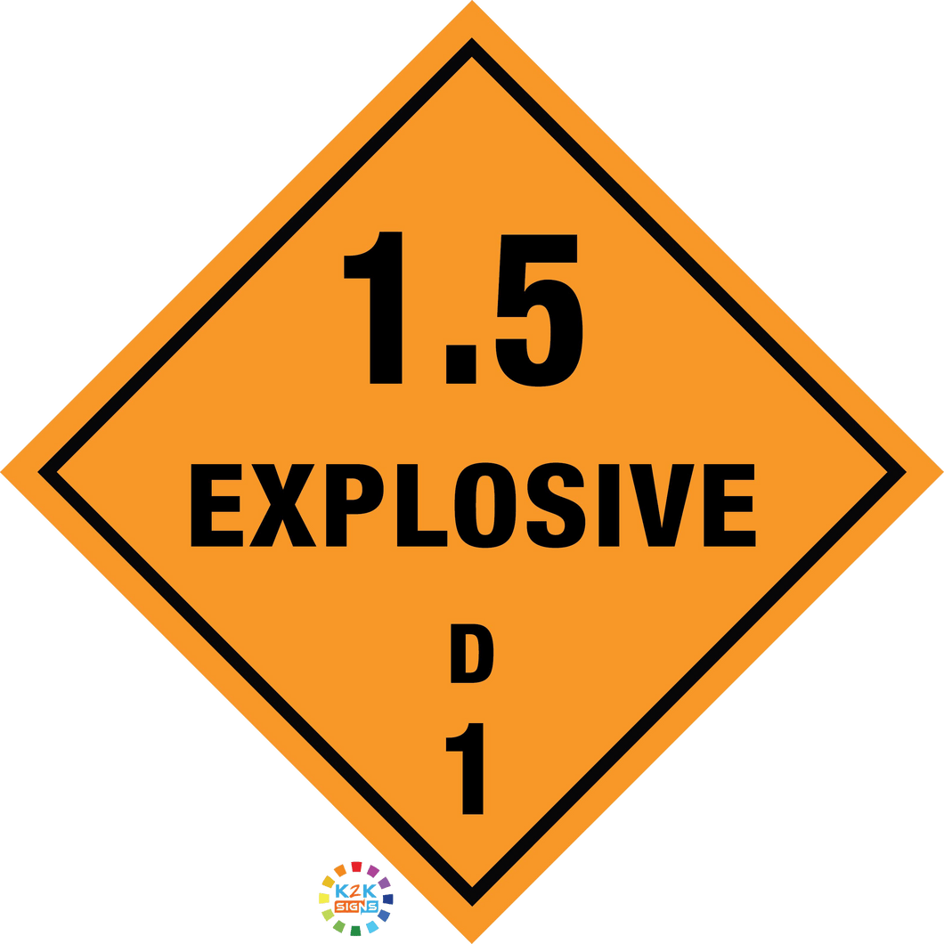 Class 1<br/> Explosive 1<br/> Div 1.5