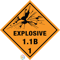 Class 1 - Explosive 1.1b Sign