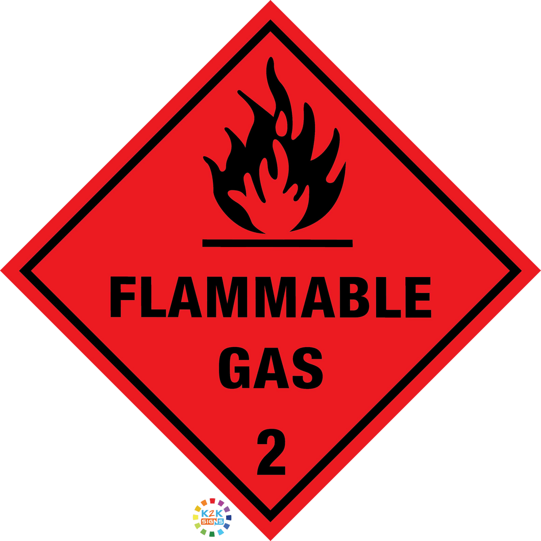 Class 2 <br/> Flammable Gas