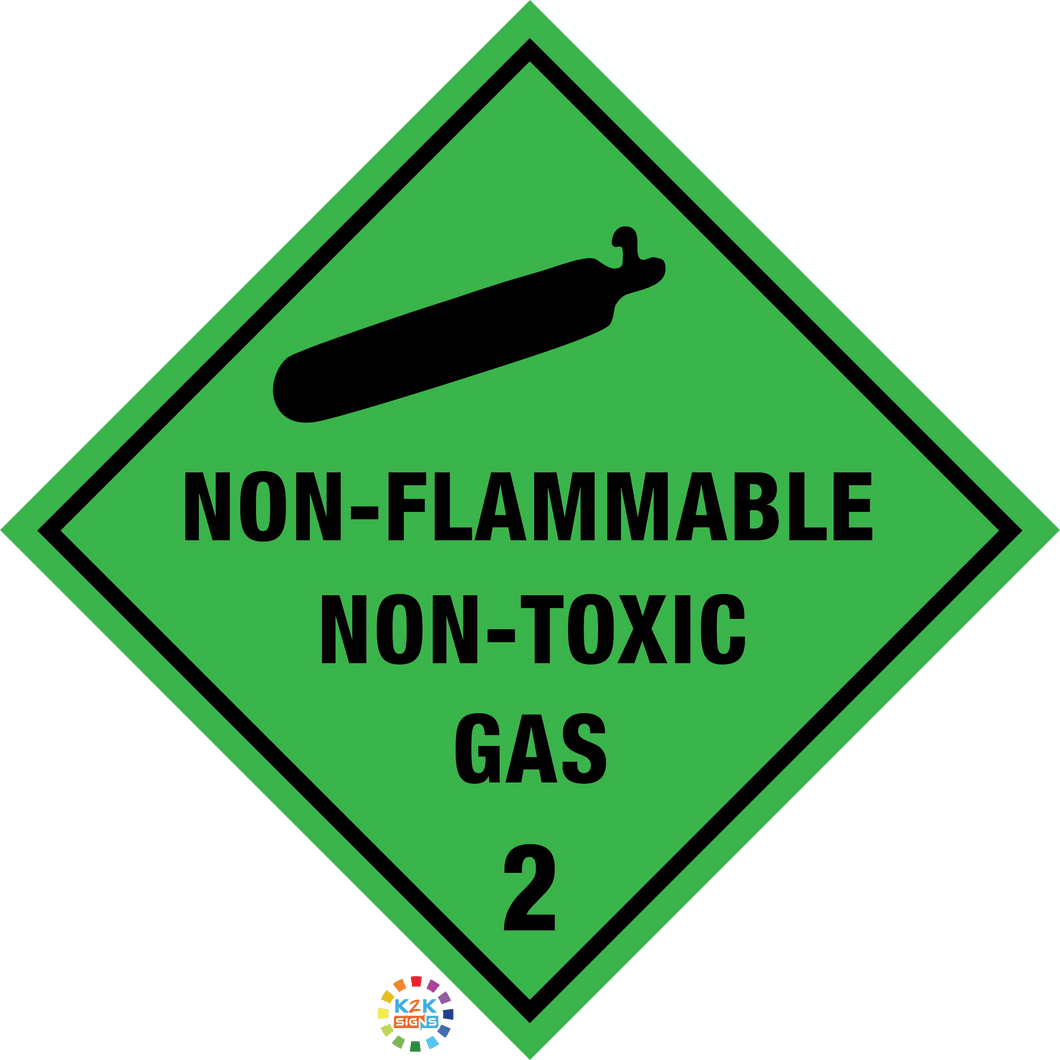 Class 2 Non-Flammable Non-Toxic Gas