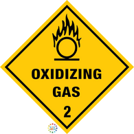 Class 2 Oxidizing Gas Hazchem Sign