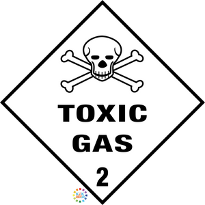 Class 2 Toxic Gas Hazchem Sign