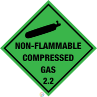 Class 2 Non Flammable Compressed Gas 2.2