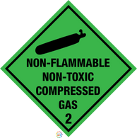 Non Flammable Non Toxic </br> Compressed Gas