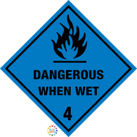 Class 4<br/> Dangerous When Wet