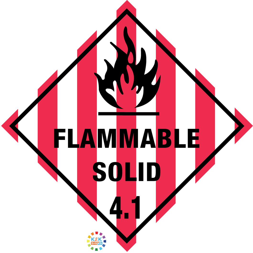Class 4.1<br/> Flammable Solid