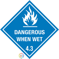 Class 4.3<br/> Dangerous When Wet