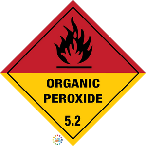 Class 5.2 Organic Peroxide Hazchem Sign