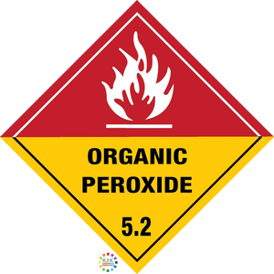 Class 5.2 Organic Peroxide Hazchem Sign
