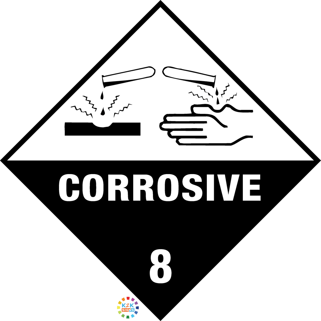 Class 8</br> Corrosive