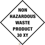 Non Hazardous Waste Product 30 XY