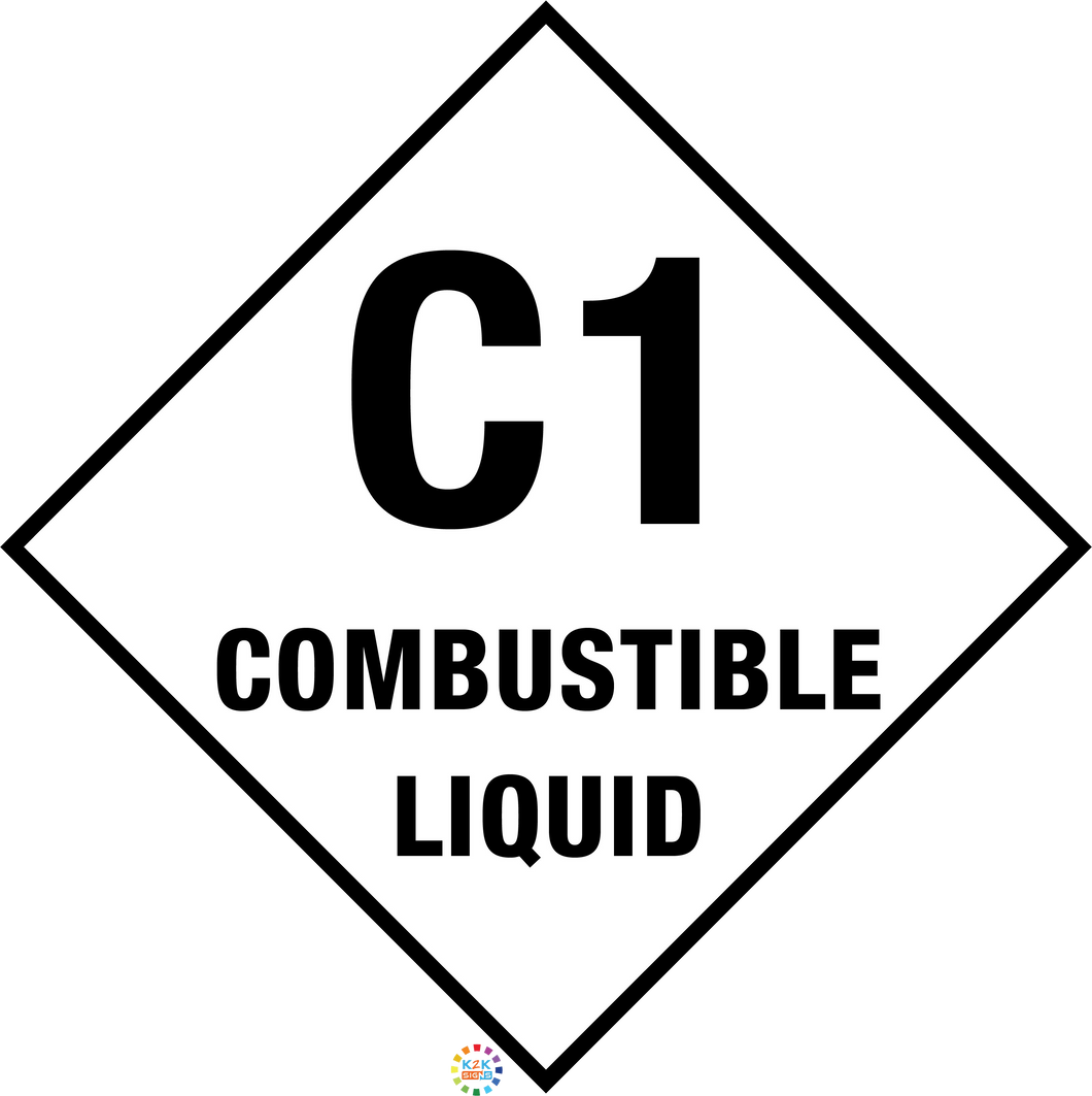 C1 - Combustible Liquid Sign