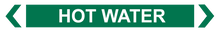 Load image into Gallery viewer, Hot Water - Pipe Marker Sign