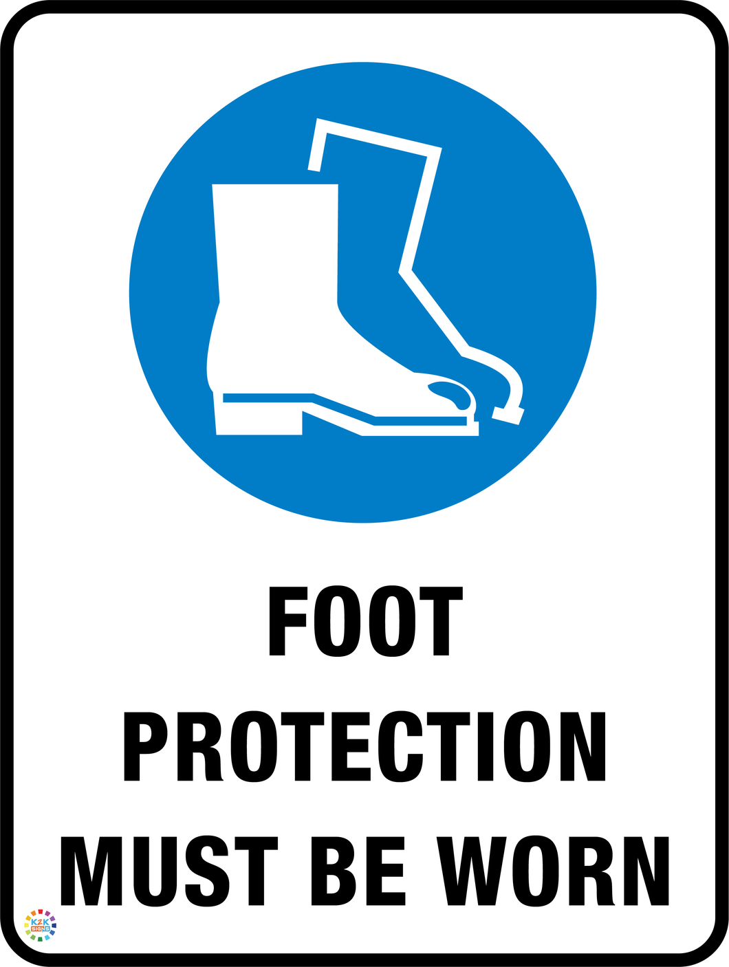 Foot Protection<br/> Must Be Worn