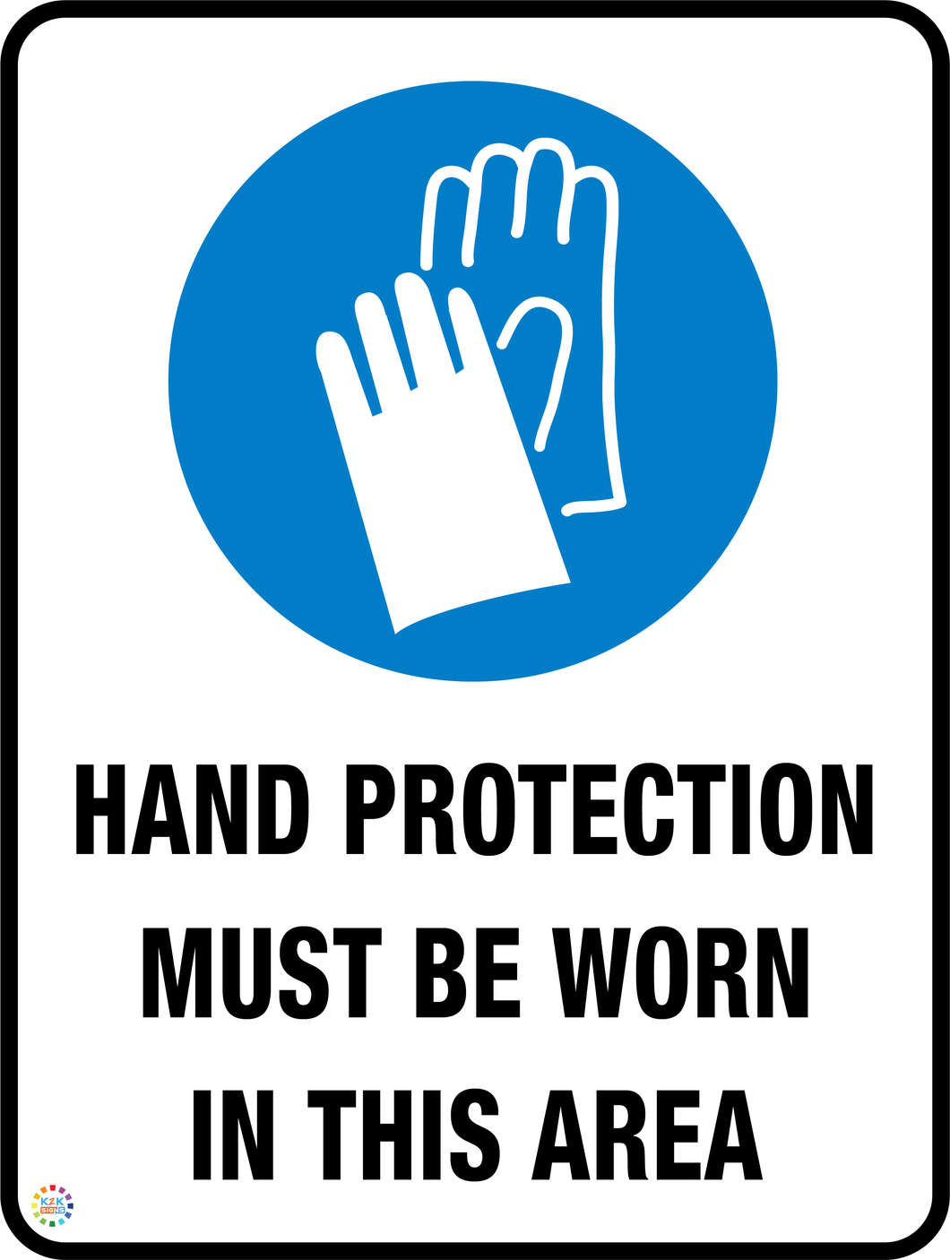 Hand Protection<br/> Must Be Worn<br/> In This Area