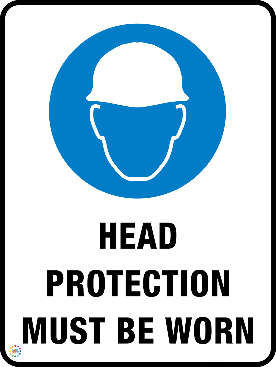 Head Protection<br/> Must Be Worn