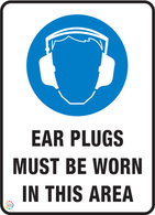 Ear Plugs Must Be Worn In This Area