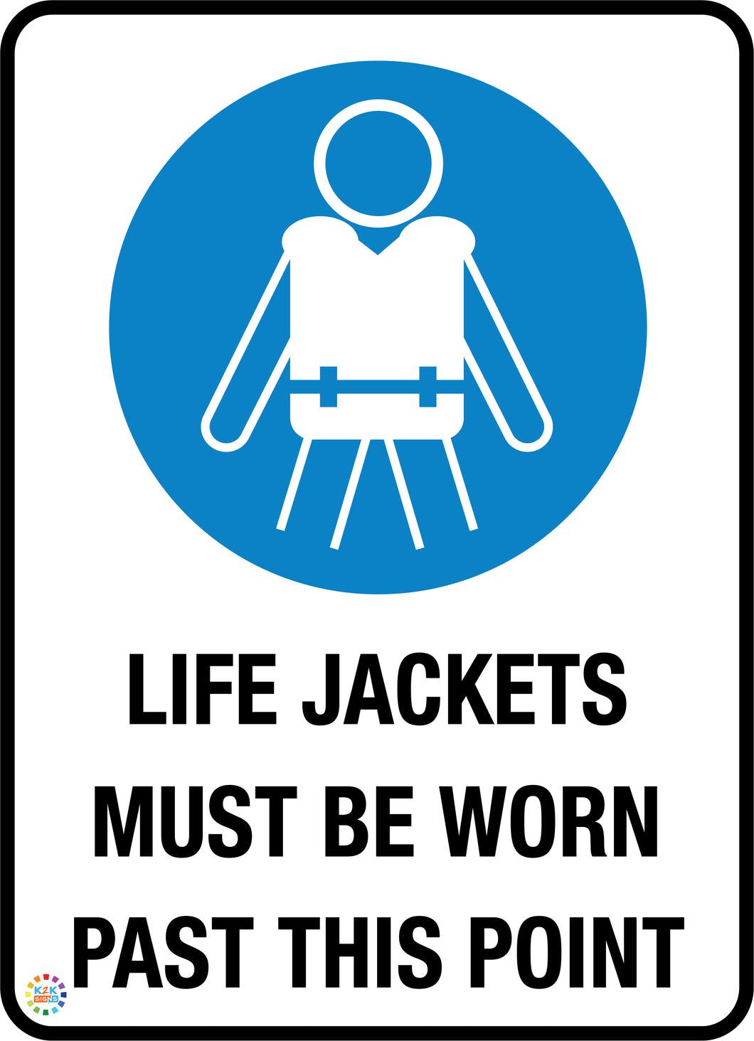 Life Jackets Must Be Worn Past This Piont
