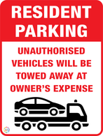 Resident Parking Sign
