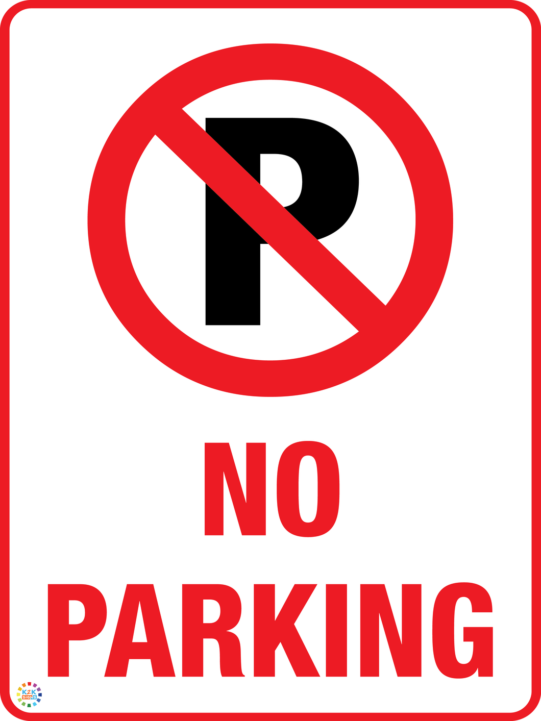 No Parking Sign