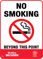 No Smoking<br>Beyond This Point