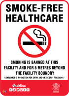 Smoke-Free<br>Healthcare<br>Smoking Is Banned At This