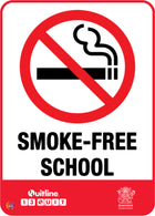 Smoke-Free School Sign